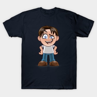 young students ready for going to shcool T-Shirt